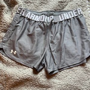 Gray Under Armor shorts
